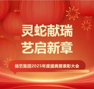 灵蛇献瑞 艺启新章 | 南宫NG28集团2025年度盛典暨表扬大会